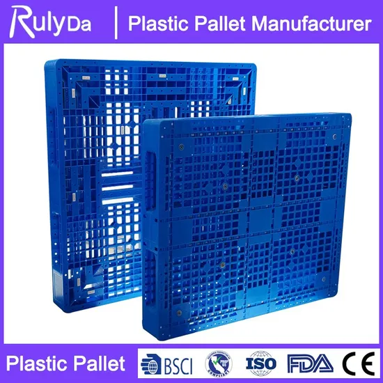 1200X1000 Industrial Warehouse Storage Industrial HDPE Anti Dust Closed Deck Rack Hard Solid Hygienic Euro Heavy Duty Plastic Pallets Price for Food Grade