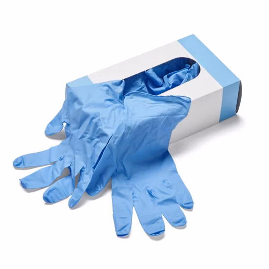 9inch Blue/White/Black Beauty Salon Special /Food/Pharmaceutical Wholesale Disposable Latex Vinyl Safety Examination Protective PVC Rubbe Nitrile Gloves