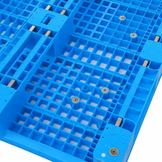 1200X1000 Armazém Industrial Armazenamento Industrial HDPE Anti Poeira Rack de Deck Fechado Sólido Duro Higiênico Euro Pesado Preço de paletes de plástico para qualidade alimentar